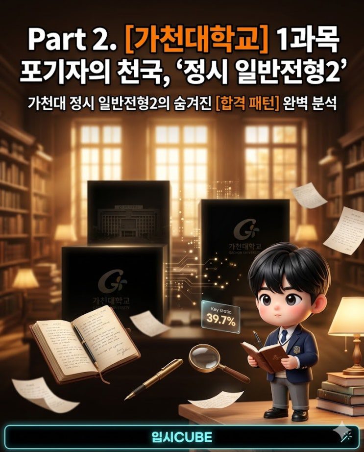 가천대 정시 일반전형2 변칙 반영비율