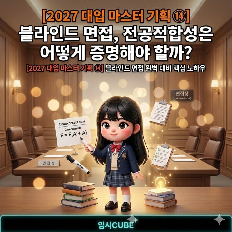 블라인드 면접, 전공적합성은 어떻게 증명할까 — 경기대 KGU 기출로 본 서류 기반 면접