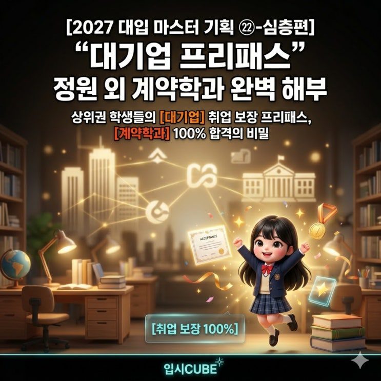 '대기업 프리패스' 정원 외 계약학과 완전 해부 — 성균관대·한양대 지원 전략