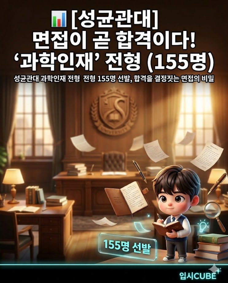 성균관대 학생부종합 과학인재 전형