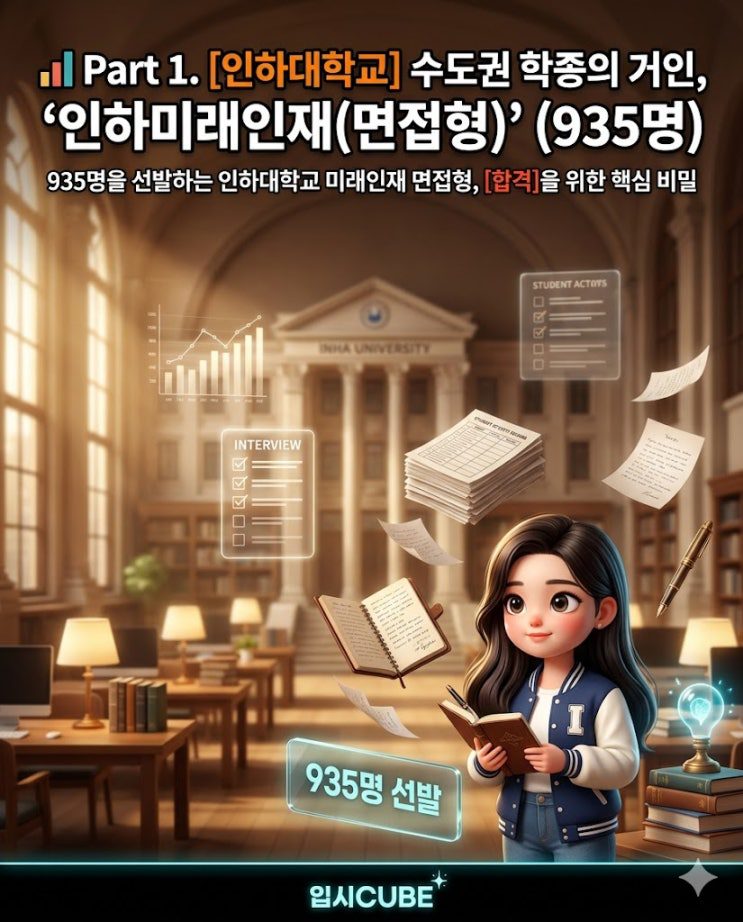 인하대 인하미래인재 면접형 935명 선발