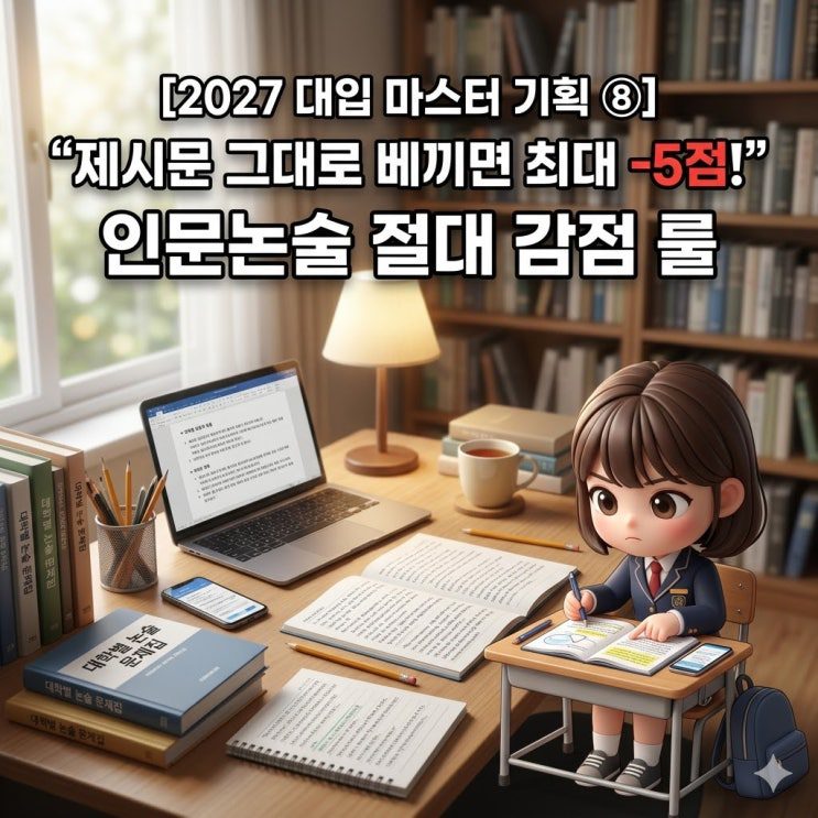 '제시문 그대로 베끼면 최대 -5점!' — 인문논술 절대 감점 룰 (중앙대·한국외대)