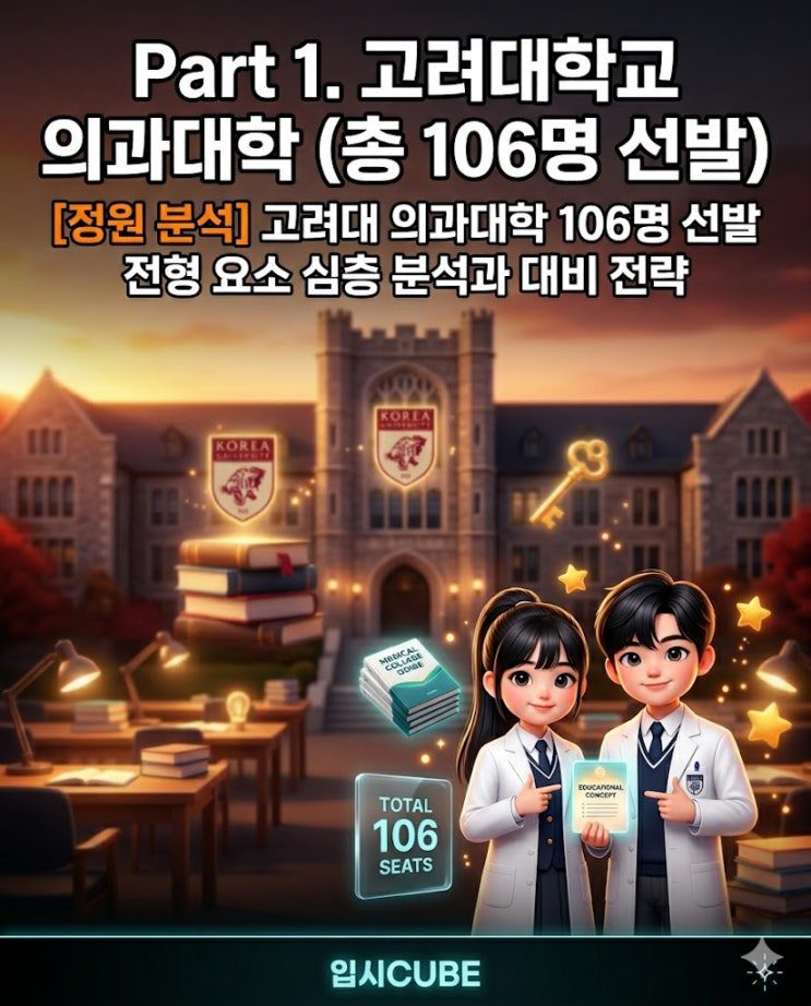 고려대 의과대학 전형 요소