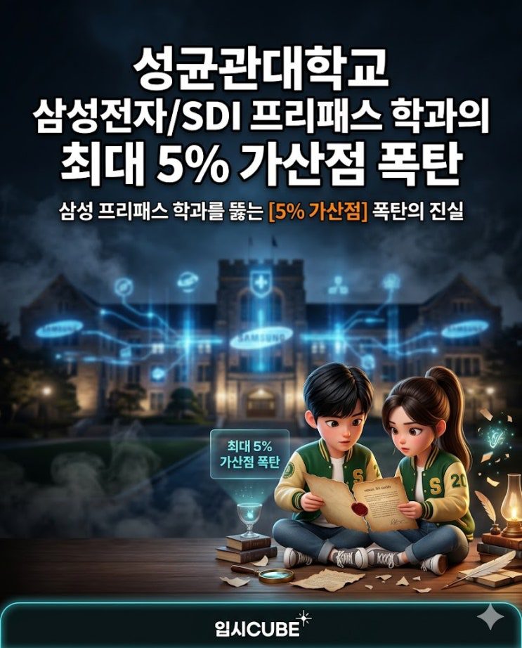 성균관대 첨단학과 과탐 최대 5% 가산