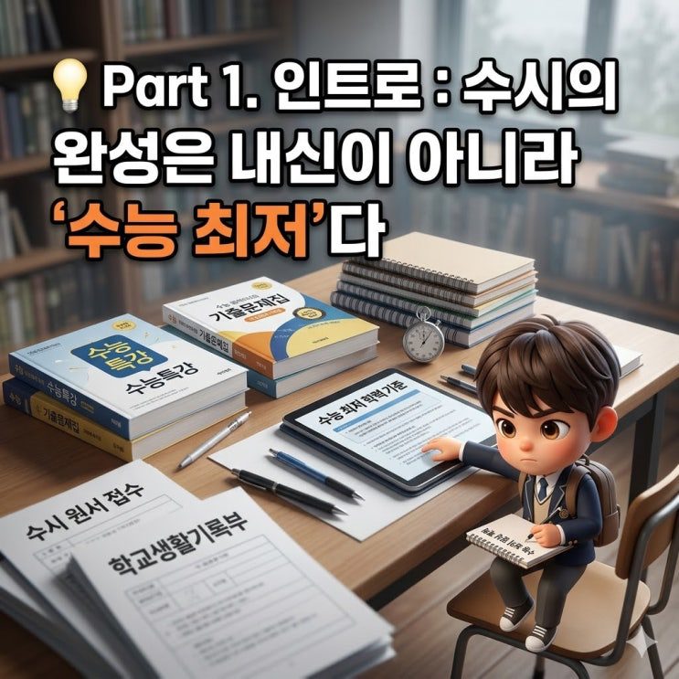 수시 당락을 가르는 수능최저