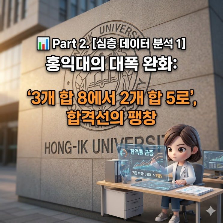 홍익대 수능최저 대폭 완화