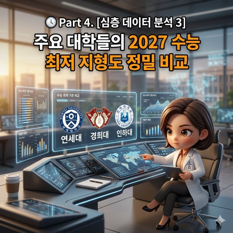 주요 대학 수능최저 비교