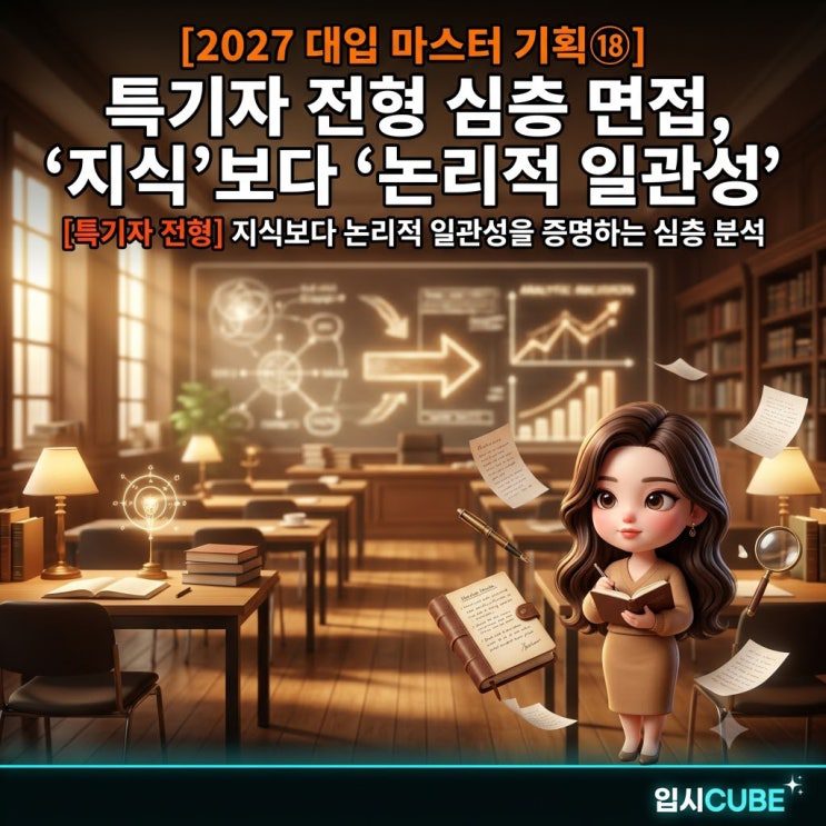 특기자 전형 심층 면접 — '지식'보다 '논리적 일관성'이 합격을 가른다