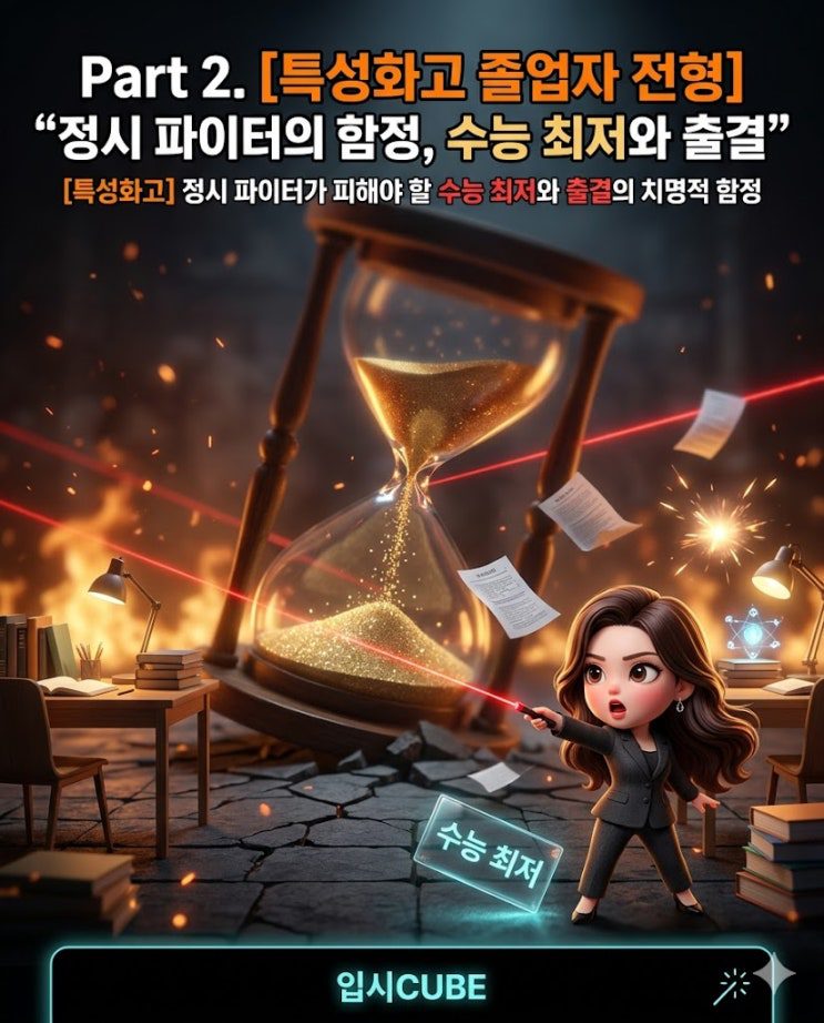 특성화고 졸업자 전형 — 수능최저와 출결의 함정