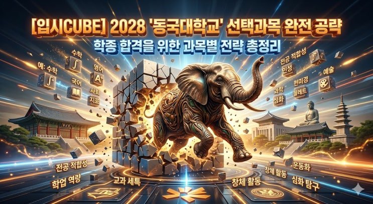 2028 동국대 선택과목 공략 — 역량·소양으로 나눈 계열별 권장과목 로드맵