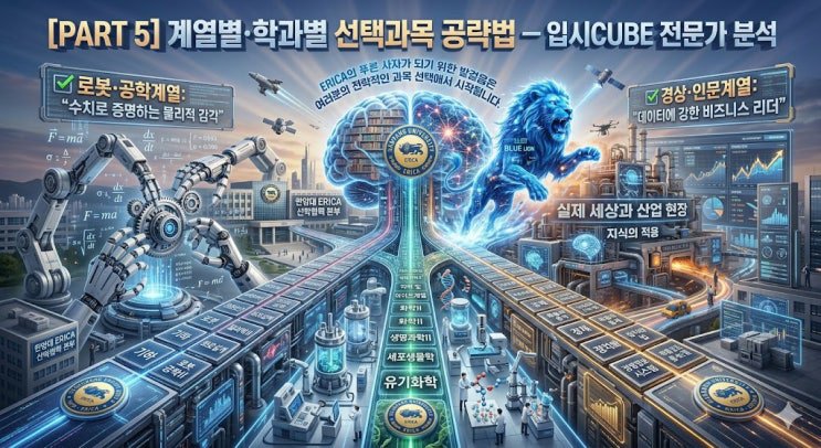 한양대 ERICA 계열별 공략법