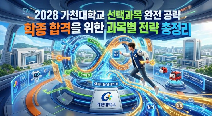 2028 가천대 선택과목 공략 — 혁신을 향한 주도적 도전, AI와 메디컬 파워