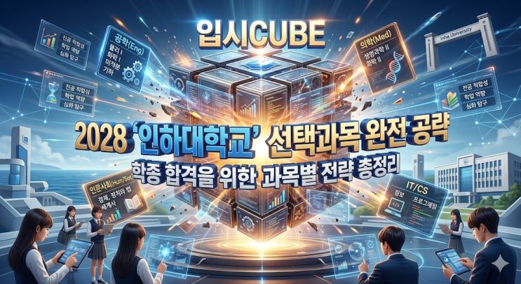 2028 인하대 선택과목 공략 — 실무적인 전문성과 도전적 학업 설계