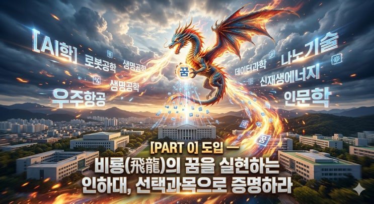 인하대 선택과목 공략 안내