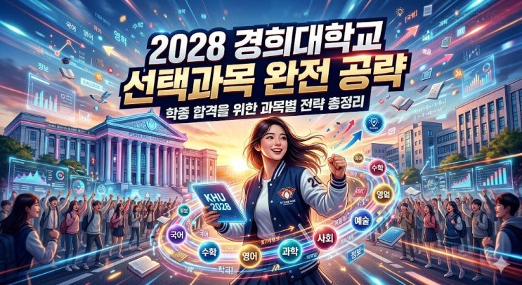 2028 경희대 선택과목 공략 — 핵심과목과 권장과목을 나눈 정교한 전공 설계도