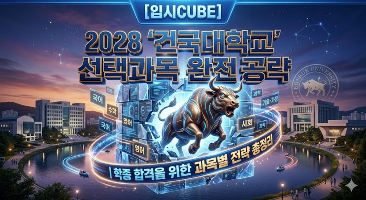 2028 건국대 선택과목 공략 — 명확한 기초와 주도적 확장으로 뚫는 학종 전략