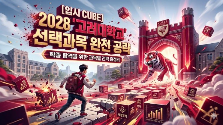 2028 고려대 선택과목 공략 — 호랑이의 기상으로 설계하는 전공 로드맵