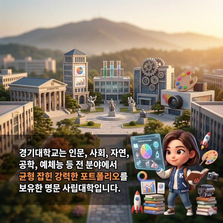 경기대학교 캠퍼스 전경