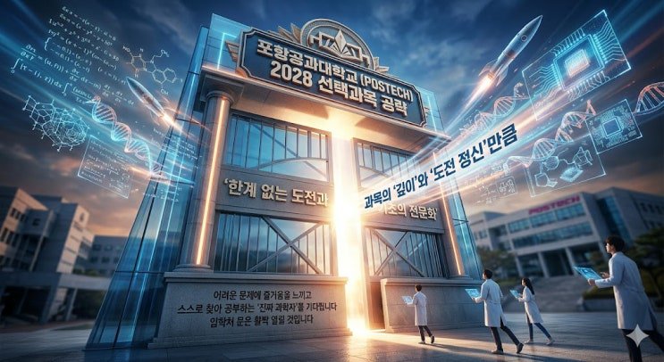 포항공과대학교 트랙별 선택과목 공략법