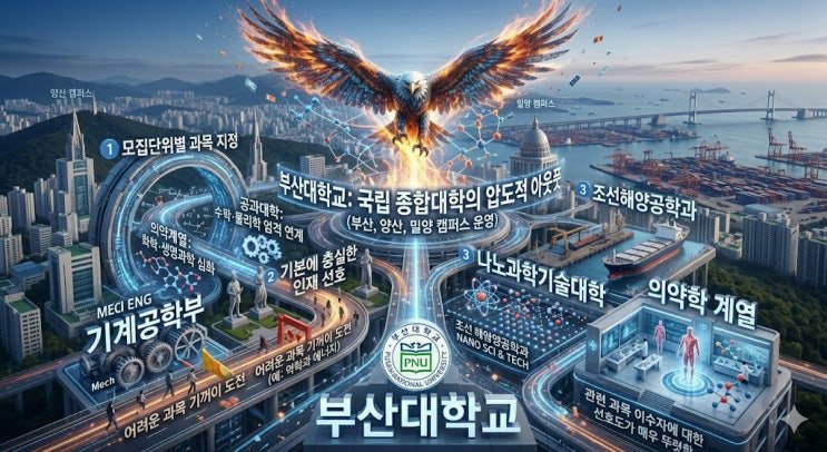 부산대 캠퍼스와 평가 기조