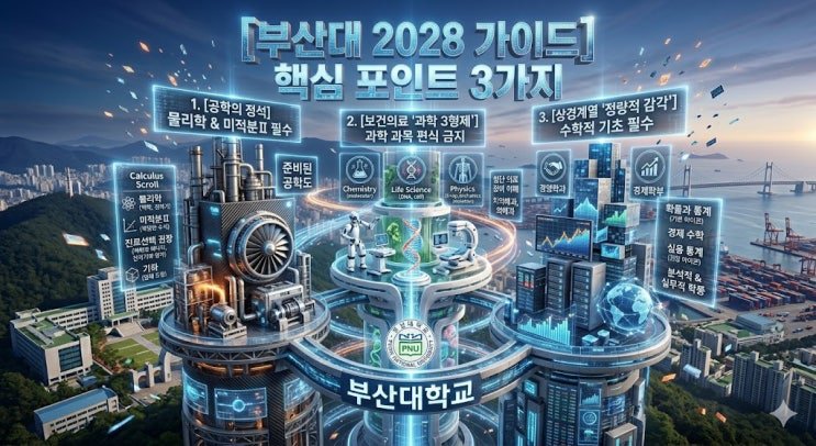 부산대 과목 선택 핵심 포인트