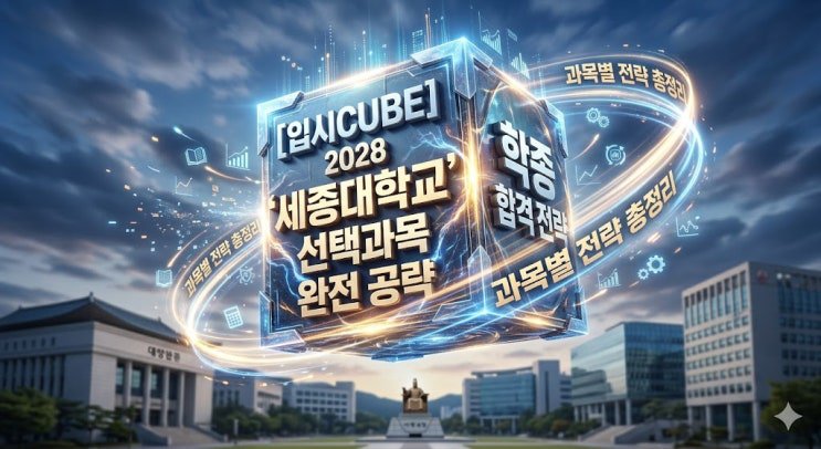 2028 세종대 선택과목 공략 — IT 리터러시와 전공 기초의 전문화