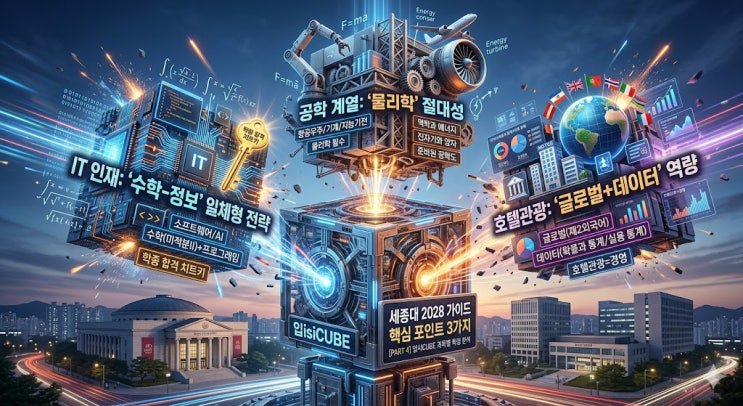 세종대 캠퍼스와 학과 소개