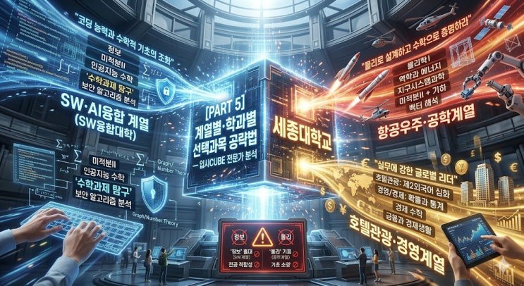 세종대 과목별 특징 분석