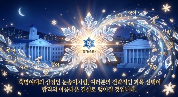 숙명여대 합격 로드맵