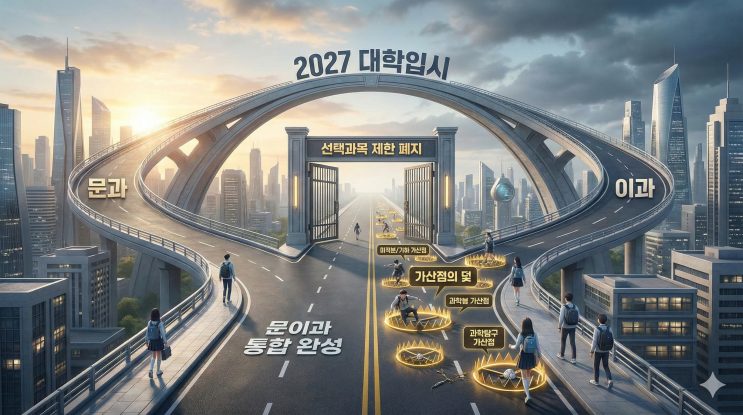 2027 대입, 문이과 통합의 완성? "선택과목 제한 폐지"의 진실과 가산점의 덫