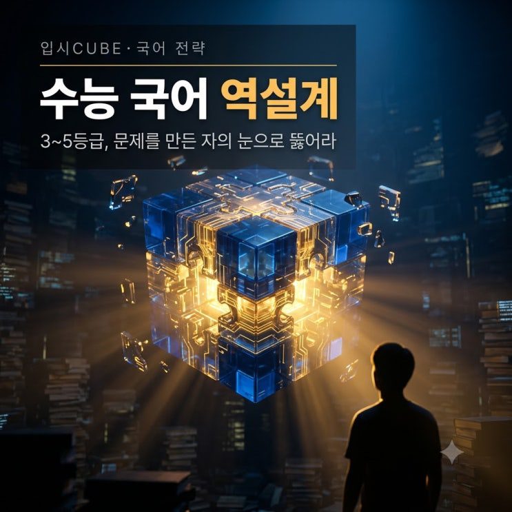 수능 국어, 3~5등급이 점수를 흘리는 곳은 정해져 있다 — 문제를 '만들어 본' 사람이 알려주는 역설계 공략법