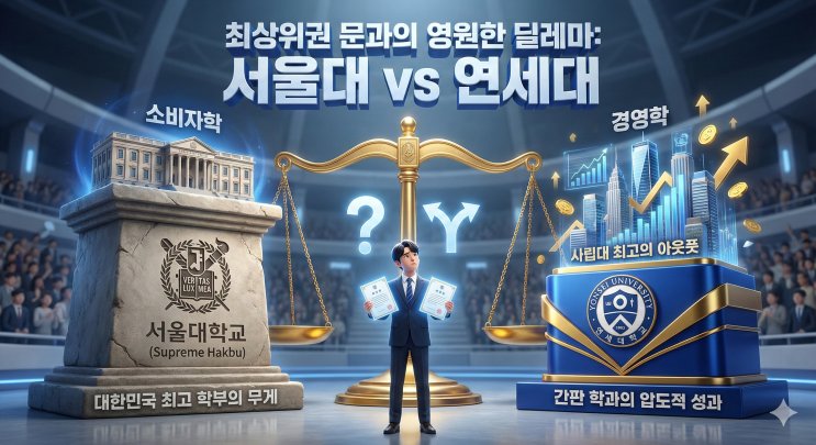 서울대 소비자학과 vs 연세대 경영학과, 간판과 실리 사이 승자는?