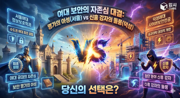 [여대 공대 대전] 서울여대 정보보호학과 vs 덕성여대 사이버보안전공, '보안 명가의 아성'이냐 '신흥 강자의 돌풍'이냐?