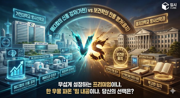가천대 방사선 vs 을지대 방사선, '메디컬의 신흥 강자'냐 '보건학의 전통 명가'냐?