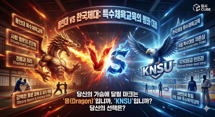용인대 특수체육교육 vs 한국체대 특수체육교육, '사립 명문 의 끈끈함'이냐 '국립 특수대의 자존심'이냐?