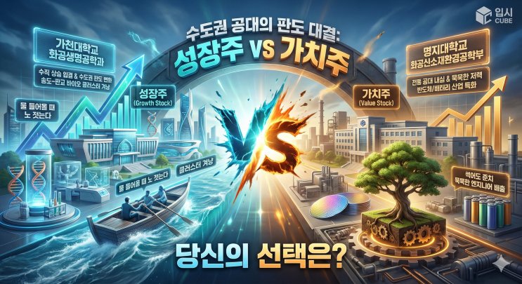 가천대 화공생명 vs 명지대 화공신소재, '파죽지세의 바이오 융합'이냐 '위기 속 빛나는 소재 명가'냐?