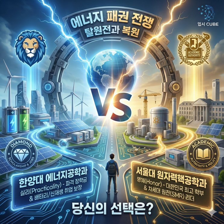 한양대 에너지공학 vs 서울대 원자력핵공학, '파격적 혜 택'이냐 '국가대표 간판'이냐?