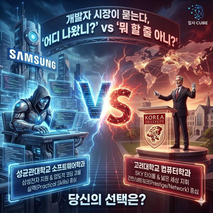 성균관대 소프트웨어 vs 고려대 컴퓨터, '실력의 삼성'이냐 '간판의 고대'냐?
