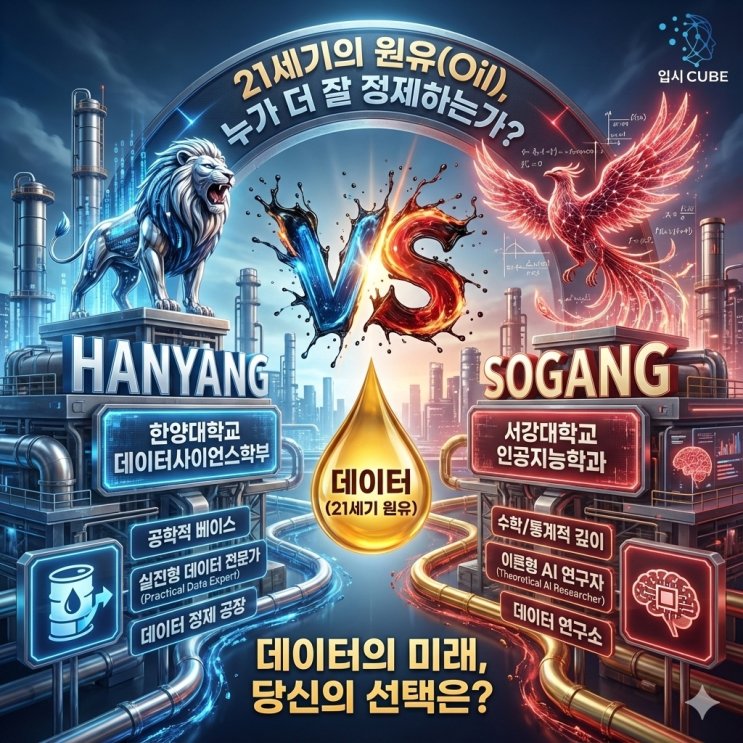 한양대 데이터사이언스 vs 서강대 인공지능, '데이터의 연금 술사'는 어디서 탄생하는가?