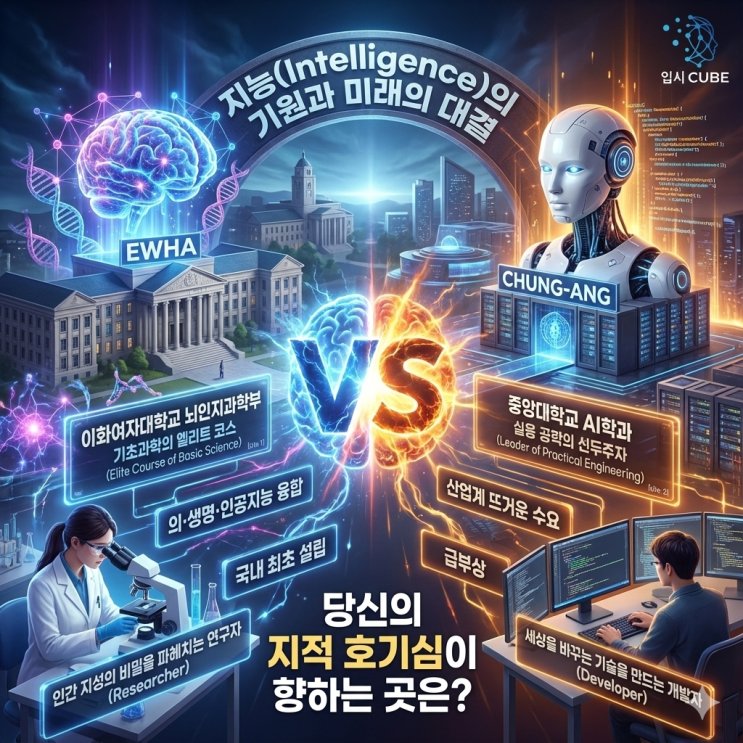 이화여대 뇌인지과학 vs 중앙대 AI, '인간의 뇌'를 연구할 것 인가, '인공의 뇌'를 만들 것인가?