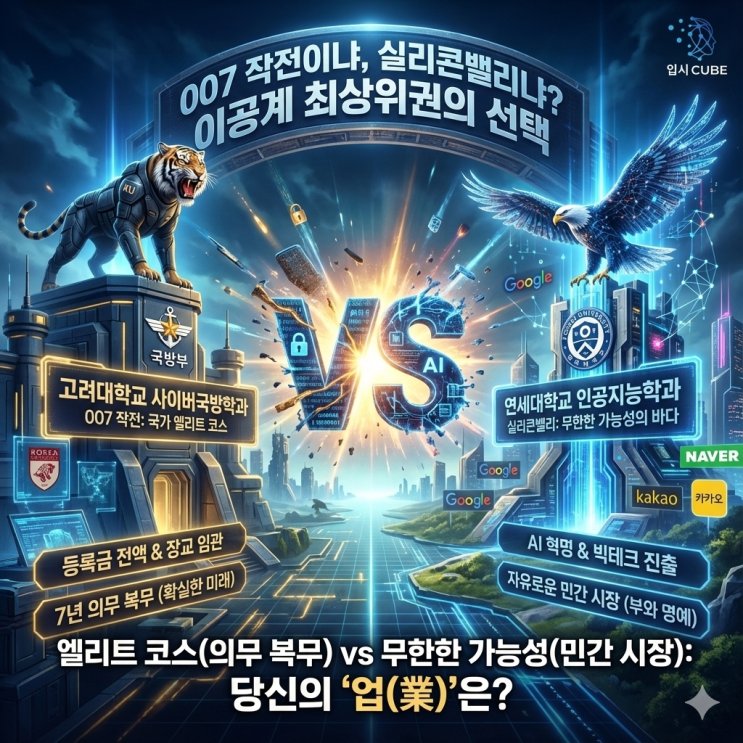 고려대 사이버국방 vs 연세대 인공지능, 국가의 방패냐 민간 의 창이냐?