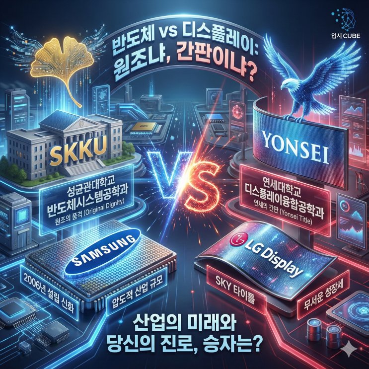 성균관대(삼성) vs 연세대(LG), 반도체와 디스플레이의 자존 심 대결