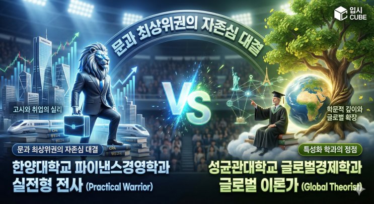 [끝판왕 대결] 한양대 파이낸스경영 vs 성균관대 글로벌경제, 고시 합격 이냐 글로벌 유학이냐?