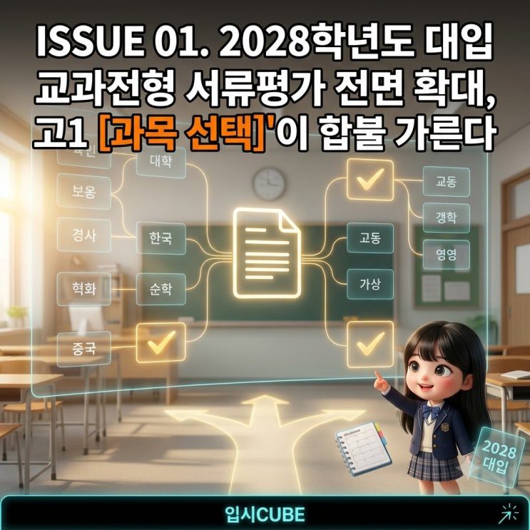 2028 내신 정성평가 확대와 수능 영어의 역설, 2027 무전공 입시 지형도