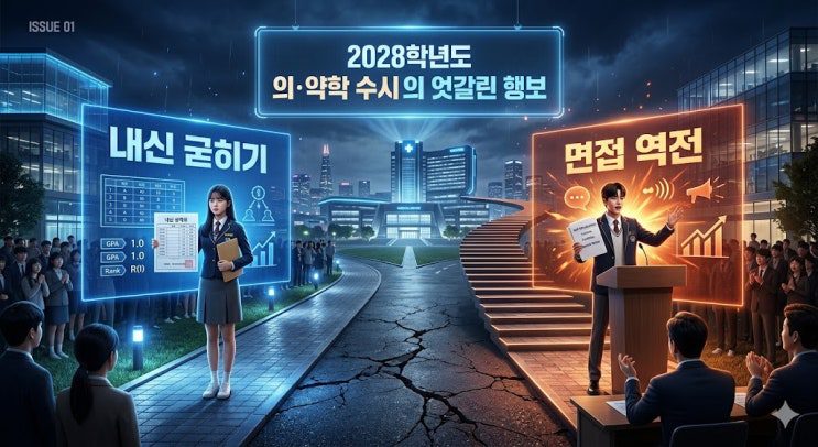 2028 의약학 입시 지각변동부터 2027 채용형 계약학과·논술 전형 완벽 해부