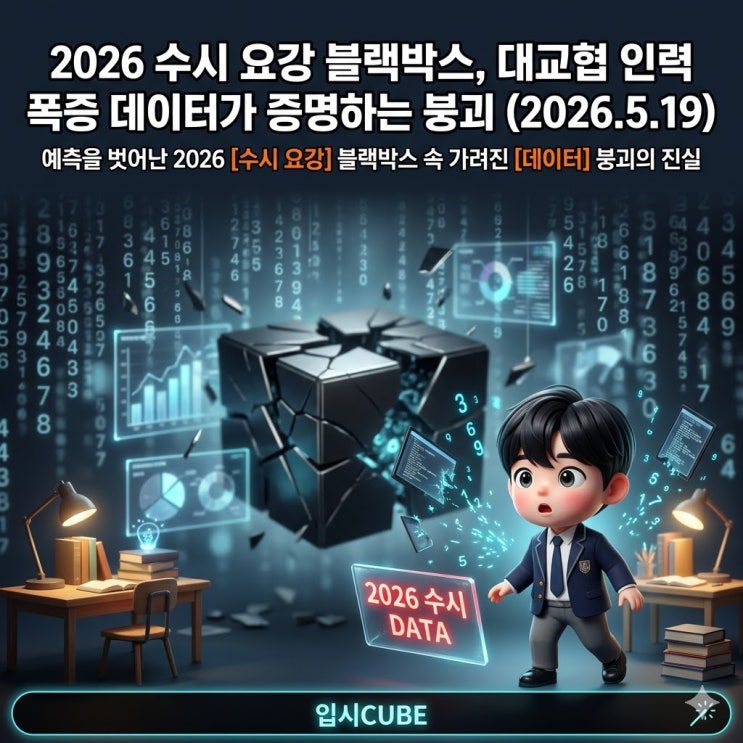 2026 수시 요강 블랙박스, 대교협 인력 폭증 데이터가 증명하는 붕괴