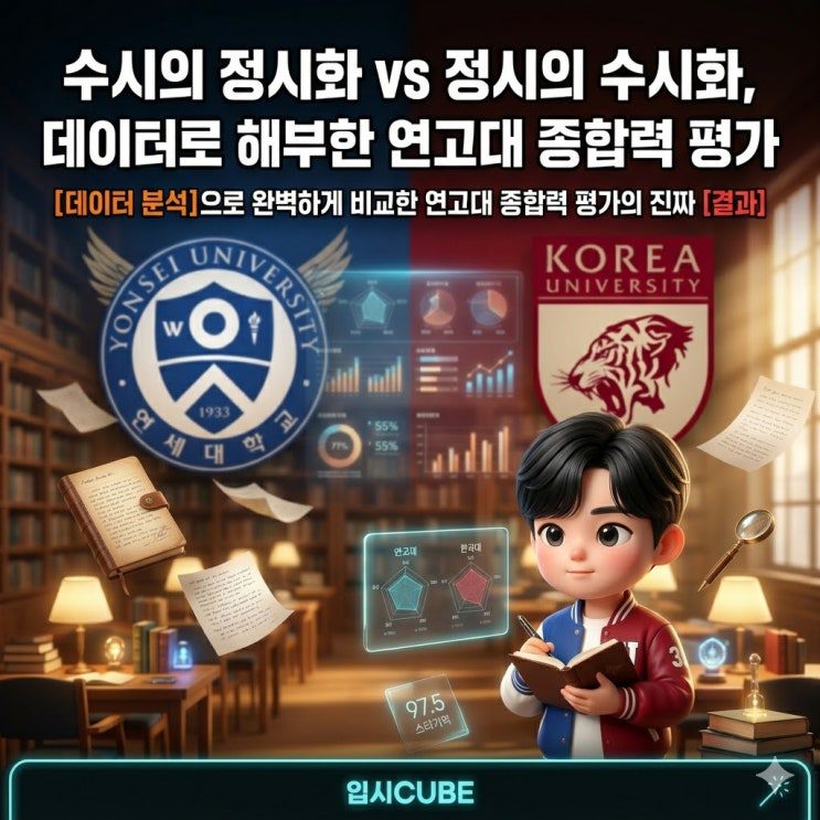 수시의 정시화 vs 정시의 수시화, 데이터로 해부한 연고대 종합력 평가