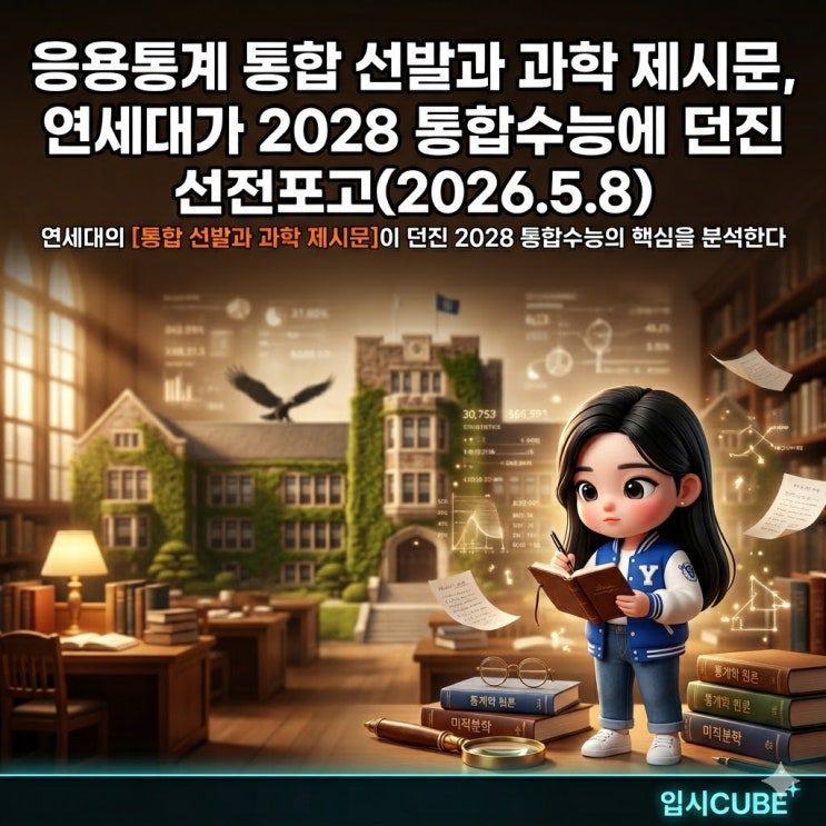 응용통계 통합 선발과 과학 제시문, 연세대가 2028 통합수능에 던진 선전포고