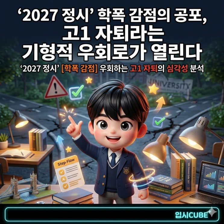 '2027 정시' 학폭 감점의 공포, 고1 자퇴라는 기형적 우회로가 열린다