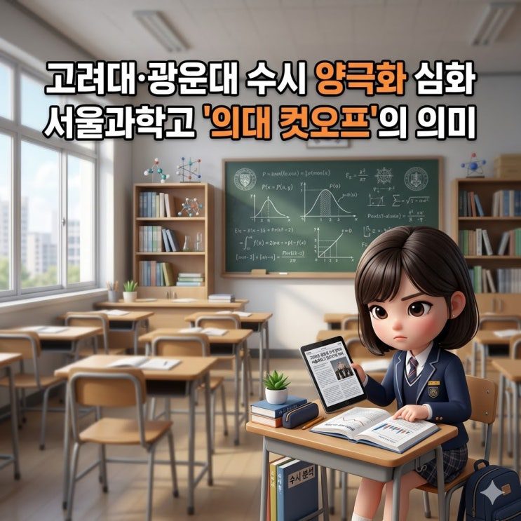 고려대·광운대 입결이 증명한 수시의 양극화와 서울과학고의 '의대 컷오프'